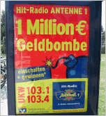 1 Millionen Euro Geldbombe